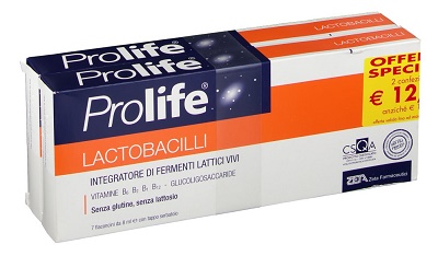 PROLIFE LACTOBACILLI DUE CONFEZIONI DA 7 FLACONCINI DA 8 ML - farmasorriso.com