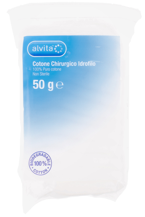 COTONE CHIRURGICO ALVITA ASSORBENTE 50 G - farmasorriso.com