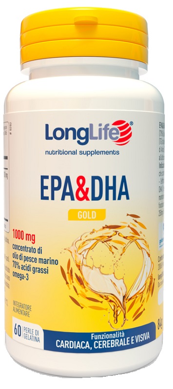 LONGLIFE EPA DHA GOLD 60 PERLE - farmasorriso.com