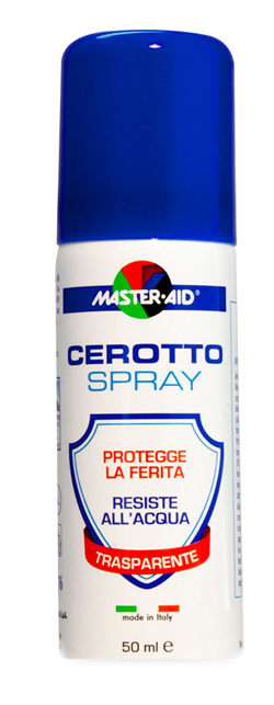 CEROTTO SPRAY MASTER-AID FLACONE 50ML CIRCA 80 APPLICAZIONI - farmasorriso.com