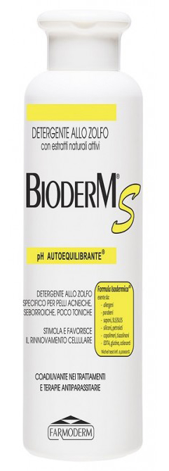 BIODERM S ANTIACNE ANTISEBO 250 ML - farmasorriso.com