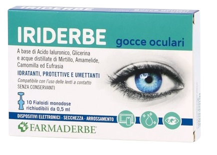 IRIDERBE GOCCE OCULARI MONODOSI 10 FLACONCINI DA 0,5ML - farmasorriso.com