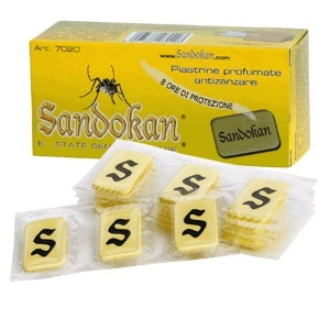 SANDOKAN 30PIASTRINE ANTIZANZ - farmasorriso.com