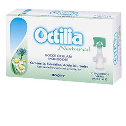 OCTILIA NATURAL GOCCE OCCHI IRRITATI E ARROSSATI 10 FLACONCINI MONODOSE 0,5 ML - farmasorriso.com
