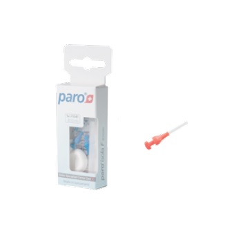PARO 7-1048 ISOLA F SCOVOLINO INTERDENTALE XXX-FINE ROSSO CILINDRICO DIAMETRO 1,7 MM - farmasorriso.com