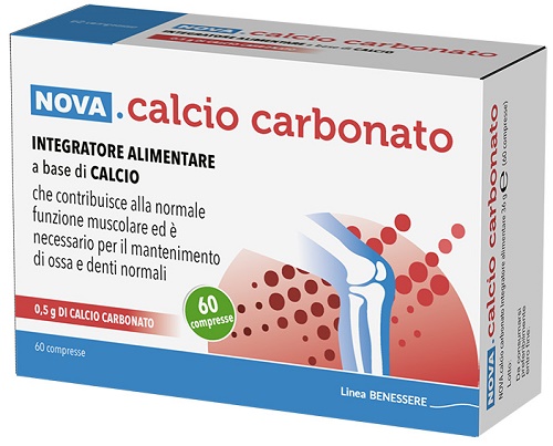 CALCIO CARBONATO 60 COMPRESSE DA 0,6 G - farmasorriso.com