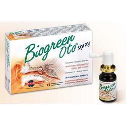 SOLUZIONE OTOLOGICA BIOGREEN OTO SPRAY RIMOZIONE E DISSOLUZIONE CERUME 13 ML - farmasorriso.com