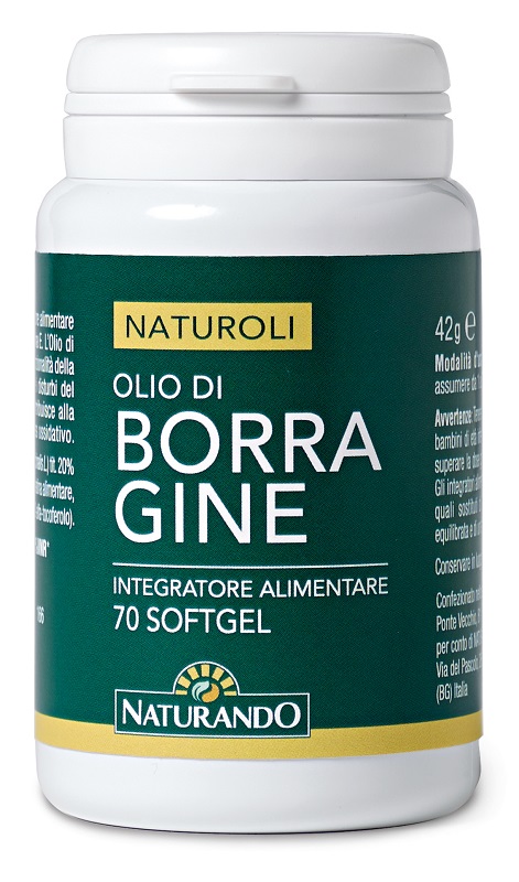 NATUROLI OLIO DI BORRAGINE 70 SOFTGEL - farmasorriso.com