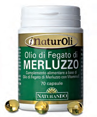NATUROLI OLIO DI FEGATO DI MERLUZZO 70 CAPSULE MOLLI - farmasorriso.com