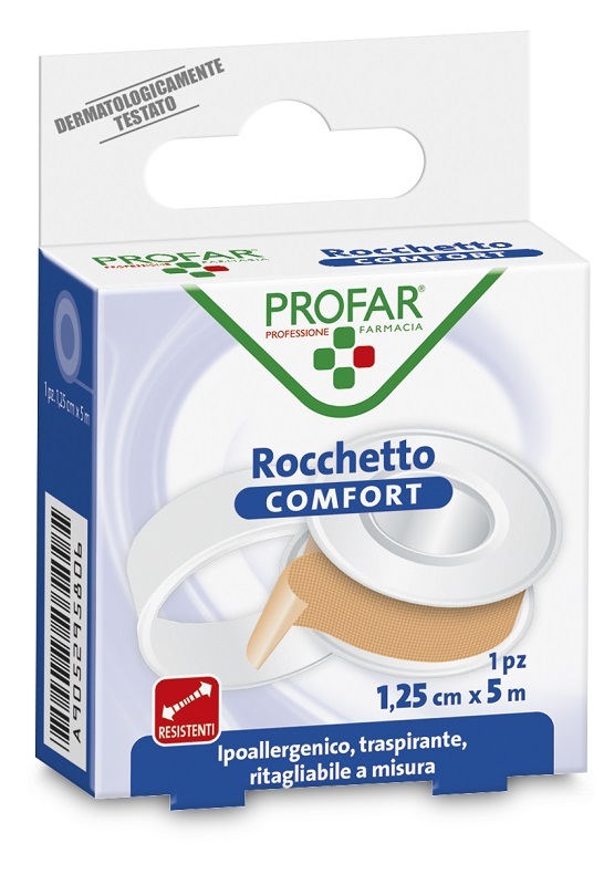 ROCCHETTO IN TELA COMFORT 1,25 CM X 5 M PROFAR - farmasorriso.com