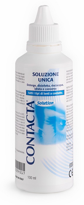 SOLUZIONE UNICA ISOTONICA CONTACTA 100 ML - farmasorriso.com