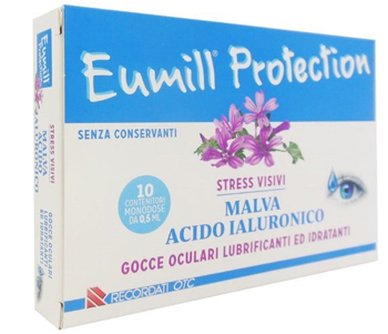 EUMILL PROTECTION GOCCE OCULARI 10 FLACONCINI MONODOSE 0,5 ML - farmasorriso.com