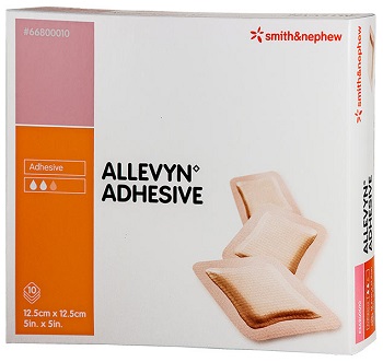 MEDICAZIONE IDROCELLULARE STERILE ALTAMENTE ASSORBENTE ADESIVA IN SCHIUMA DI POLIURETANO 12,5X12,5CM 10 PEZZI - farmasorriso.com