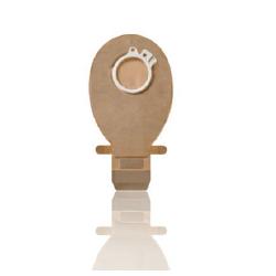 SACCA PER ILEOSTOMIA SISTEMA A 2 PEZZI SENSURA CLICK APERTA RICOPERTA IN TNT FORO 50MM CAPACITA' 650ML 30 PEZZI - farmasorriso.com