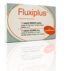 FLUXIPLUS MATTINA 15 CAPSULE BIANCHE + SERA 15 CAPSULE AZZURRE - farmasorriso.com