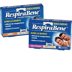 CEROTTO NASALE CLASSICO ADULTI RESPIRA BENE 10 PEZZI - farmasorriso.com