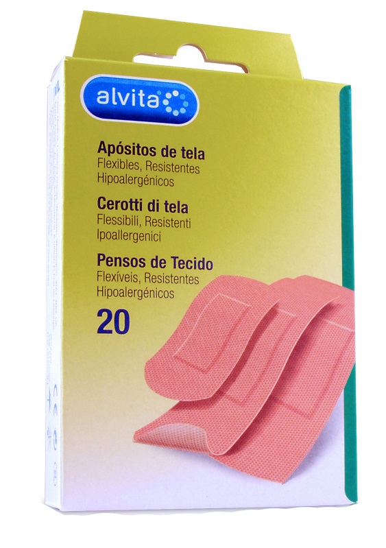 CEROTTO TELA 20 PEZZI ALVITA - farmasorriso.com