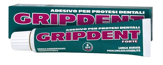 GRIPDENT FORTE ADESIVO PER PROTESI DENTARIA 40 G - farmasorriso.com