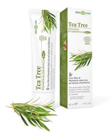 BIOSLINE TEA TREE POMATA EUDERMICA CERT ECOCERT 50 ML - farmasorriso.com