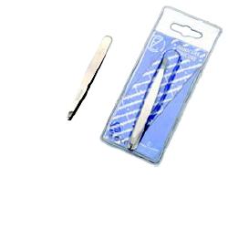 PINZETTA DEPILATORIA INOX PUNTA OBLIQUA - farmasorriso.com