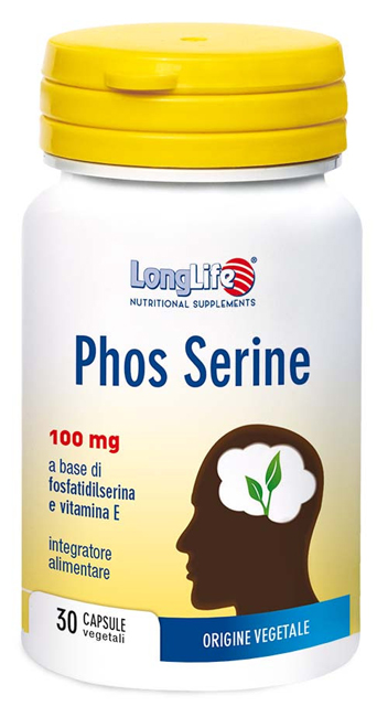 LONGLIFE PHOS SERINE 30 CAPSULE VEGETALI - farmasorriso.com