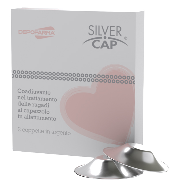 SILVER CAP COPPETTE IN ARGENTO COPRI CAPEZZOLI PER ALLATTAMENTO 2 PEZZI - farmasorriso.com