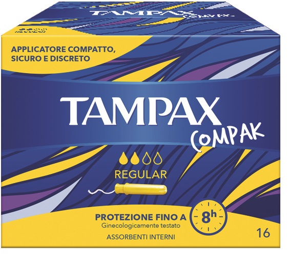 TAMPAX COMPAK REGULAR 16 PEZZI - farmasorriso.com
