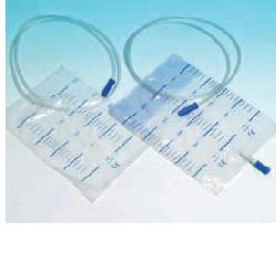 SACCA RACCOLTA URINA DA LETTO IN PVC NON STERILE VOLUME 2 LITRI TUBO LUNGHEZZA 130 CM 30 PEZZI - farmasorriso.com