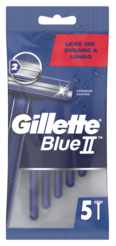RASOIO GILLETTE BLUE II STANDARD 6 X 20 X 5 - farmasorriso.com