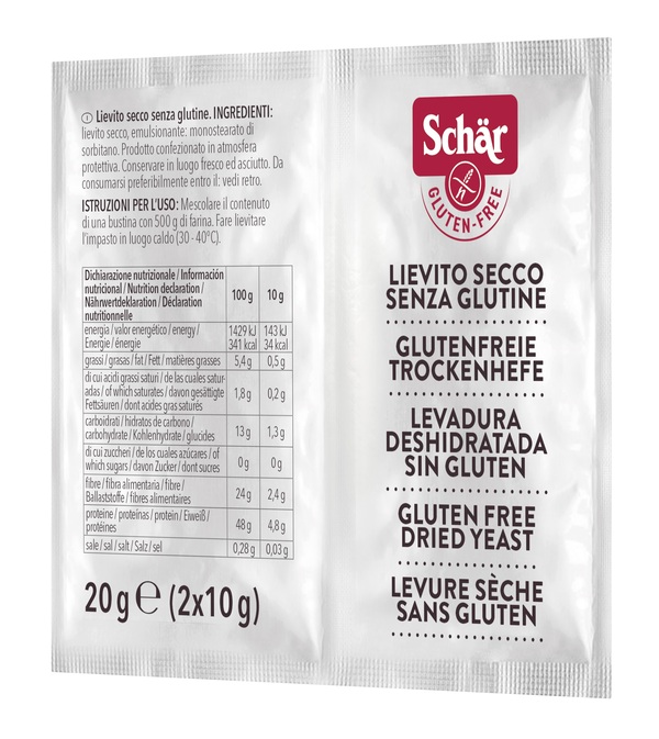 SCHAR LIEVITO SECCO 2 BUSTINE DA 10 G - farmasorriso.com