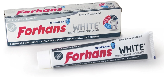 FORHANS SP WHITE DENTIF 75ML - farmasorriso.com