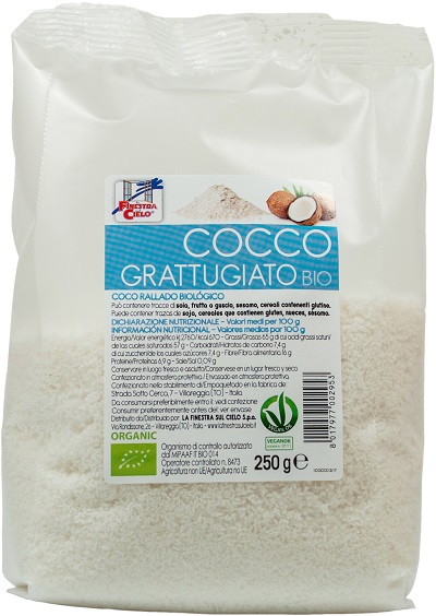 COCCO GRATTUGIATO BIO 250 G - farmasorriso.com
