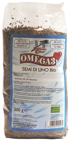 FSC OMEGA3 SEMI DI LINO BIO AD ALTO CONTENUTO DI FIBRA 500 G - farmasorriso.com