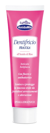 EUPHIDRA AMIDOMIO DENTIFRICIO FRAGOLA 50 ML - farmasorriso.com
