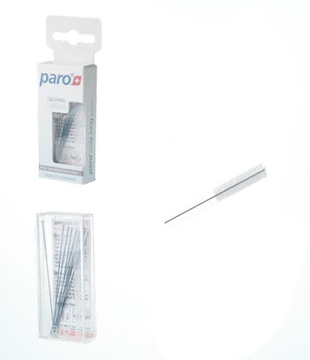PARO 7-1017 ISOLA LONG SCOVOLINO INTERDENTALE MEDIO VERDE CILINDRICOO DIAMETRO 8 MM - farmasorriso.com