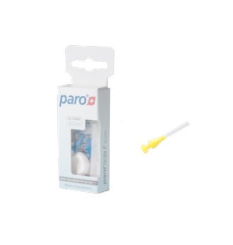 PARO 7-1044 ISOLA F SCOVOLINO INTERDENTALE XX-FINE GIALLO CILINDRICO DIAMETRO 2,5 MM - farmasorriso.com