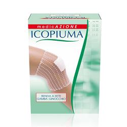 ICOPIUMA BENDA A COMPRESSIONE FISIOLOGICA PER GAMBA E GINOCCHIO CAL 5 1 PEZZO - farmasorriso.com