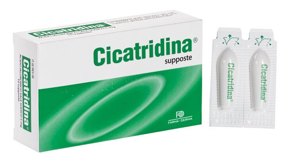 CICATRIDINA SUPPOSTE 10 PEZZI - farmasorriso.com