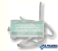 MASCHERINA TNT A 3 VELI CON ELASTICI 50 PEZZI - farmasorriso.com