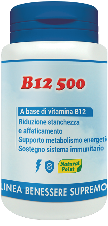 B12 500 CIANOCOBALAMINA 100 CAPSULE VEGETALI - farmasorriso.com