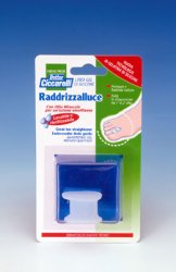 RADDRIZZA ALLUCE IN GEL DI SILICONE BIANCO SEMITRASPARENTE SAGOMATA PER PROTEGGERE E RIALLINEARE L'ALLUCE EVITANDO LO SFREGAMENTO FRA IL PRIMO E IL SECONDO DITO IGIENEPIEDE 1 PEZZO - farmasorriso.com