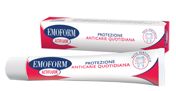 EMOFORM ACTIFLUOR DENTIFRICIO 75 ML - farmasorriso.com