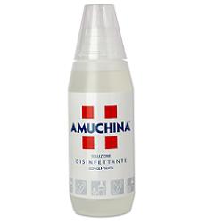 DISINFETTANTE IGIENIZZANTE A BASE DI IPOCLORITO DI SODIO ANTIMICROBICO AD AMPIO SPETTRO D'AZIONE AMUCHINA LIQUIDA 100% 500 ML - farmasorriso.com