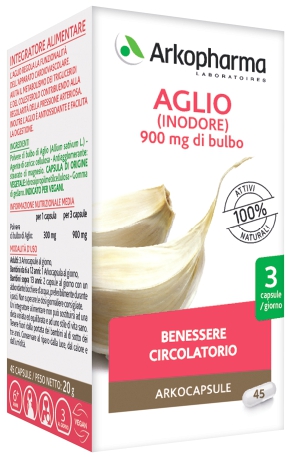 ARKO CAPSULE AGLIO 45 CAPSULE - farmasorriso.com