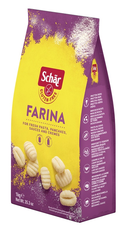 SCHAR FARINA PER PASTA FRESCA PANCAKES SALSE E CREME 1 KG - farmasorriso.com