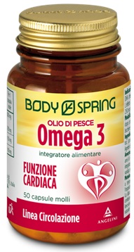 BODY SPRING OLIO DI PESCE OMEGA 3 50 CAPSULE - farmasorriso.com