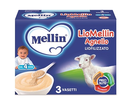 LIOMELLIN AGNELLO LIOFILIZZATO 10 G 3 PEZZI - farmasorriso.com