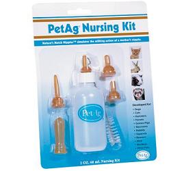 NURSING KIT BIBERON DA 60ML PER ANIMALI + TETTARELLE VARIE MISURE + SCOVOLINO PER PULIZIA - farmasorriso.com