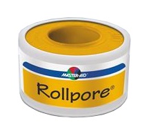 CEROTTO IN ROCCHETTO MASTER-AID ROLLPORE TESSUTO NON TESSUTO 5X2,5 - farmasorriso.com
