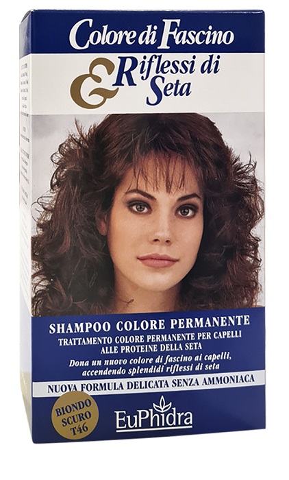 EUPHIDRA COLORE DI FASCINO & RIFLESSI DI SETA SHAMPOO COLORE PERMANENTE 46 BIONDO SCURO 120 ML - farmasorriso.com